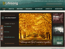 Tablet Screenshot of lifesongcc.com
